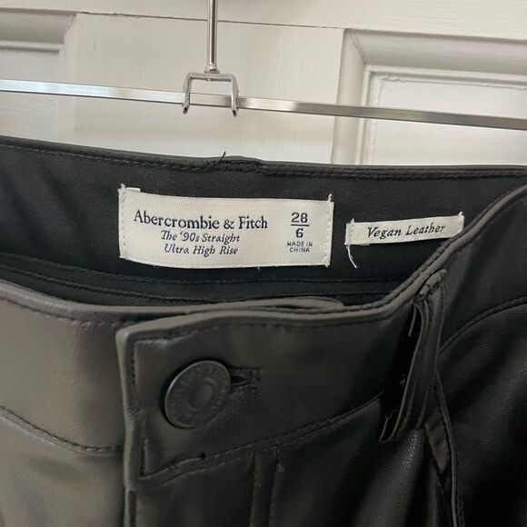 Abercrombie Leather Pants - Picture 3 of 6